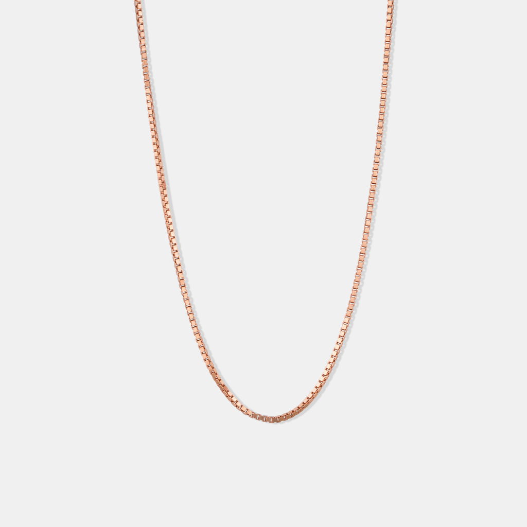 rose gold chain in 18k