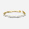princess-cut-diamond-tennis-bracelet-yellow-gold