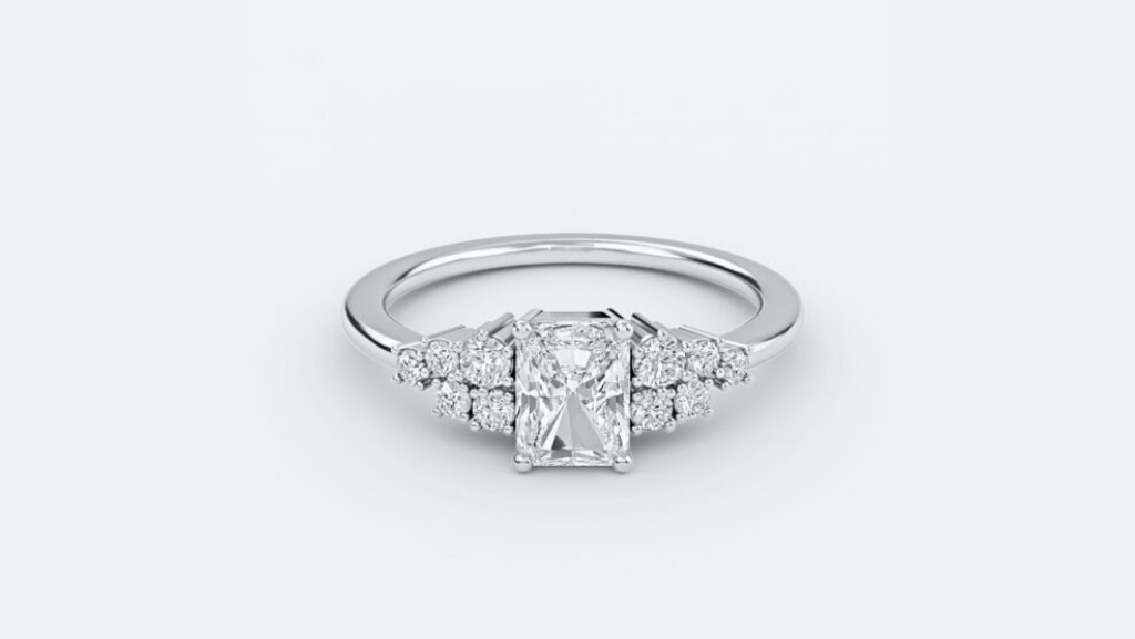 Cluster Engagement Ring Know How to Style and Care