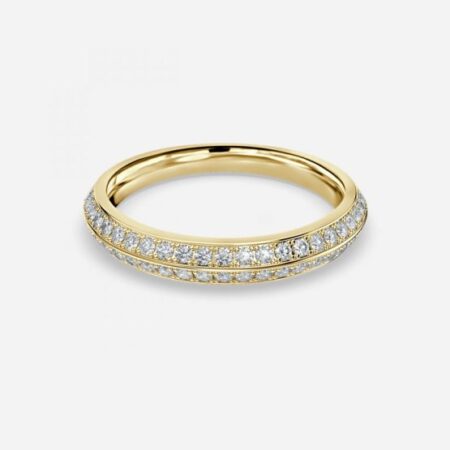 0.6ct Florence Lab Grown Diamond Anniversary Band In 14K Yellow Gold (US Size: 4.5)